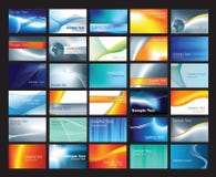 Business card template set vector illustration Business card template set vector illustration