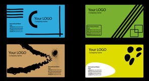 Business Cards Stock Photography