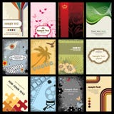 Business Cards Collection Stock Photo Business Cards Collection Stock Photo