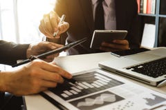 New startup project. Business team meeting royalty free stock image New startup project. Business team meeting royalty free stock image