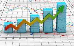 Business finance chart, diagram, bar, graphic Royalty Free Illustration Business finance chart, diagram, bar, graphic Royalty Free Illustration