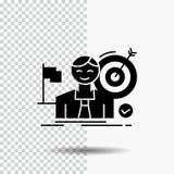 business, goal, hit, market, success Glyph Icon on Transparent Background. Black Icon vector illustration business, goal, hit, market, success Glyph Icon on Transparent Background. Black Icon vector illustration