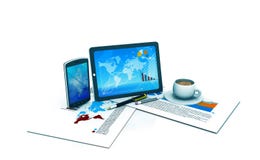 Business Graph showing profits and gains royalty free illustration Business Graph showing profits and gains royalty free illustration