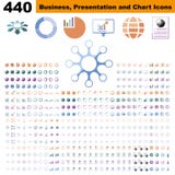 Business infographic, chart, presentation, report and visualization elements with color. royalty free illustration Business infographic, chart, presentation, report and visualization elements with color. royalty free illustration