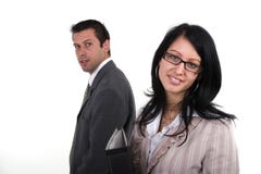 Business Man And Woman Royalty Free Stock Photography