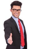 Business man offering to shake hands stock photos Business man offering to shake hands stock photos