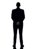 Business man standing rear view isolated Royalty Free Stock Photography Business man standing rear view isolated Royalty Free Stock Photography
