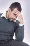 Business Man With A Head Ache Royalty Free Stock Photos Business Man With A Head Ache Royalty Free Stock Photos