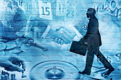 Business Management Venture Planning Graffiti Global Stock Image Business Management Venture Planning Graffiti Global Stock Image