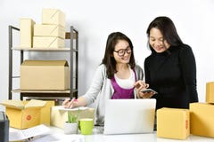 Online shopping ordering and delivery services. royalty free stock images Online shopping ordering and delivery services. royalty free stock images