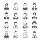 Business people avatar icons. stock illustration Business people avatar icons. stock illustration