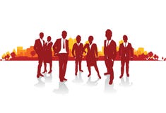 Business People Cityscape Stock Photography