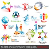 Business people community 3d icons
