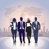 Business People Team Crowd Black Silhouette Businesspeople Group over World Map City Background Royalty Free Stock Photo Business People Team Crowd Black Silhouette Businesspeople Group over World Map City Background Royalty Free Stock Photo