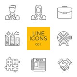 Business Related Vector Line Icons Set vector illustration Business Related Vector Line Icons Set vector illustration