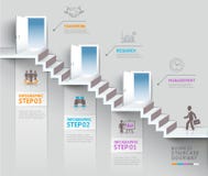 Business staircase thinking idea, Staircase doorway conceptual. royalty free illustration Business staircase thinking idea, Staircase doorway conceptual. royalty free illustration