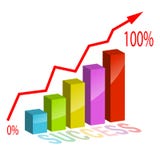 Business success concept royalty free illustration Business success concept royalty free illustration
