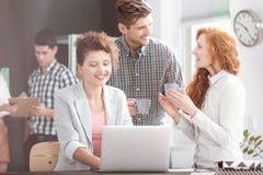 Business team having casual meeting royalty free stock images Business team having casual meeting royalty free stock images