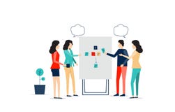 Business team meeting and project brainstorming process Royalty Free Stock Images Business team meeting and project brainstorming process Royalty Free Stock Images