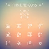 Business thin line icon Royalty Free Stock Image Business thin line icon Royalty Free Stock Image