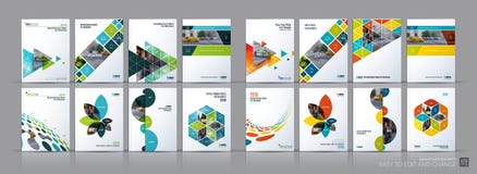 Business vector mega set. Brochure template layout, cover design royalty free illustration Business vector mega set. Brochure template layout, cover design royalty free illustration