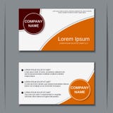 Business visiting card vector design template Stock Image Business visiting card vector design template Stock Image