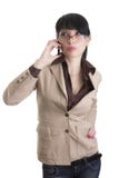Business woman talking over cell phone royalty free stock images Business woman talking over cell phone royalty free stock images