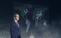 Businessman in business, success, investment and finance concept Stock Photography Businessman in business, success, investment and finance concept Stock Photography