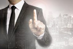 Businessman with city background template concept royalty free stock photo Businessman with city background template concept royalty free stock photo