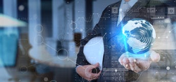 Businessman hand working with modern technology stock images Businessman hand working with modern technology stock images