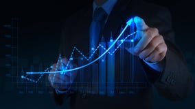 Businessman hand working with new modern computer and business s royalty free stock images Businessman hand working with new modern computer and business s royalty free stock images
