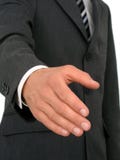 Businessman Ready to Shake Hands