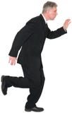 Businessman Running Isolated, Suit, Tie stock images Businessman Running Isolated, Suit, Tie stock images