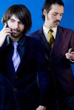 businessmen with cellphones Stock Photography businessmen with cellphones Stock Photography
