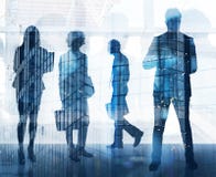 Businessmen that work together in office. Concept of teamwork, partnership and startup. double exposure royalty free stock photography Businessmen that work together in office. Concept of teamwork, partnership and startup. double exposure royalty free stock photography