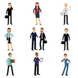 Businesspeople στο εταιρικό σύνολο ιματισμού, διανυσματικές απεικονίσεις χαρακτήρων εργαζομένων απεικόνιση αποθεμάτων Businesspeople στο εταιρικό σύνολο ιματισμού, διανυσματικές απεικονίσεις χαρακτήρων εργαζομένων απεικόνιση αποθεμάτων