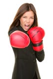 Businesswoman Boxing Royalty Free Stock Image Businesswoman Boxing Royalty Free Stock Image
