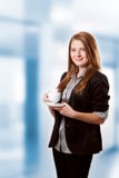 Businesswoman drinking coffee stock photo Businesswoman drinking coffee stock photo