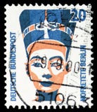 Busto de Nefertiti, Berlín, serie de las vistas, circa 1989 imagen de archivo Busto de Nefertiti, Berlín, serie de las vistas, circa 1989 imagen de archivo