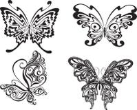 Butterfly Set Stock Photography