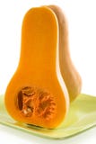 Butternut Squash On Green Dish Royalty Free Stock Photography