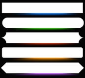 Button, banner shapes, backgrounds. Abstract tags, labels. Color stock illustration Button, banner shapes, backgrounds. Abstract tags, labels. Color stock illustration