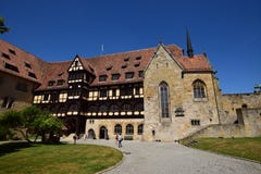 Bâtiment historique sur le château de VESTE COBOURG dans Cobourg, Allemagne photos libres de droits Bâtiment historique sur le château de VESTE COBOURG dans Cobourg, Allemagne photos libres de droits