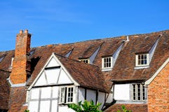 Bâtiments de Tudor, Tewkesbury photographie stock Bâtiments de Tudor, Tewkesbury photographie stock