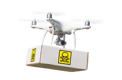 Bärande packe för obemannat surr för flygplansystem UAV Quadcopter Arkivbilder Bärande packe för obemannat surr för flygplansystem UAV Quadcopter Arkivbilder