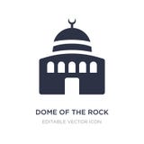 Bóveda del icono de la roca en el fondo blanco Ejemplo simple del elemento del concepto de los monumentos ilustración del vector Bóveda del icono de la roca en el fondo blanco Ejemplo simple del elemento del concepto de los monumentos ilustración del vector