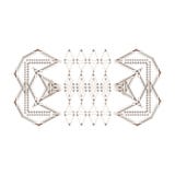 Bündel horizontale Netzfahnen verziert mit Verzierungen oder modischen geometrischen Mustern in der ethnischen Art Vektorillustra stock abbildung Bündel horizontale Netzfahnen verziert mit Verzierungen oder modischen geometrischen Mustern in der ethnischen Art Vektorillustra stock abbildung