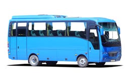 błękit autobus