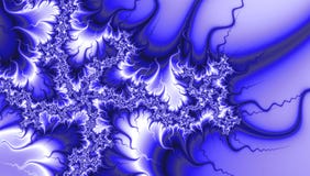 Błękita Fractal zawijasa Falowego skutka rosyjski tradycyjny malujący gzhel ilustracja wektor Błękita Fractal zawijasa Falowego skutka rosyjski tradycyjny malujący gzhel ilustracja wektor
