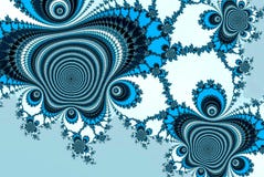 Błękitny fractal w rocznika stylu na białym tle Fractal cyraneczki wzór błękitne niebo royalty ilustracja Błękitny fractal w rocznika stylu na białym tle Fractal cyraneczki wzór błękitne niebo royalty ilustracja